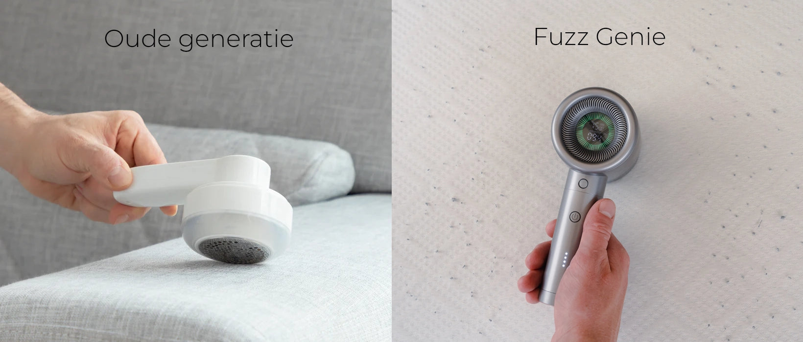 Fuzz Genie oude en nieuwe generatie