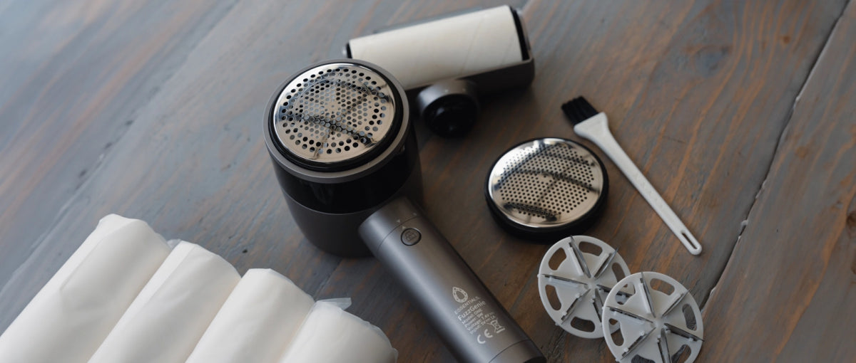 De Fuzz Genie uitgestald op tafel