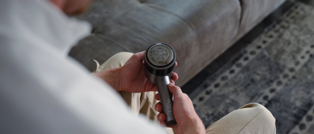 De Fuzz Genie in de hand