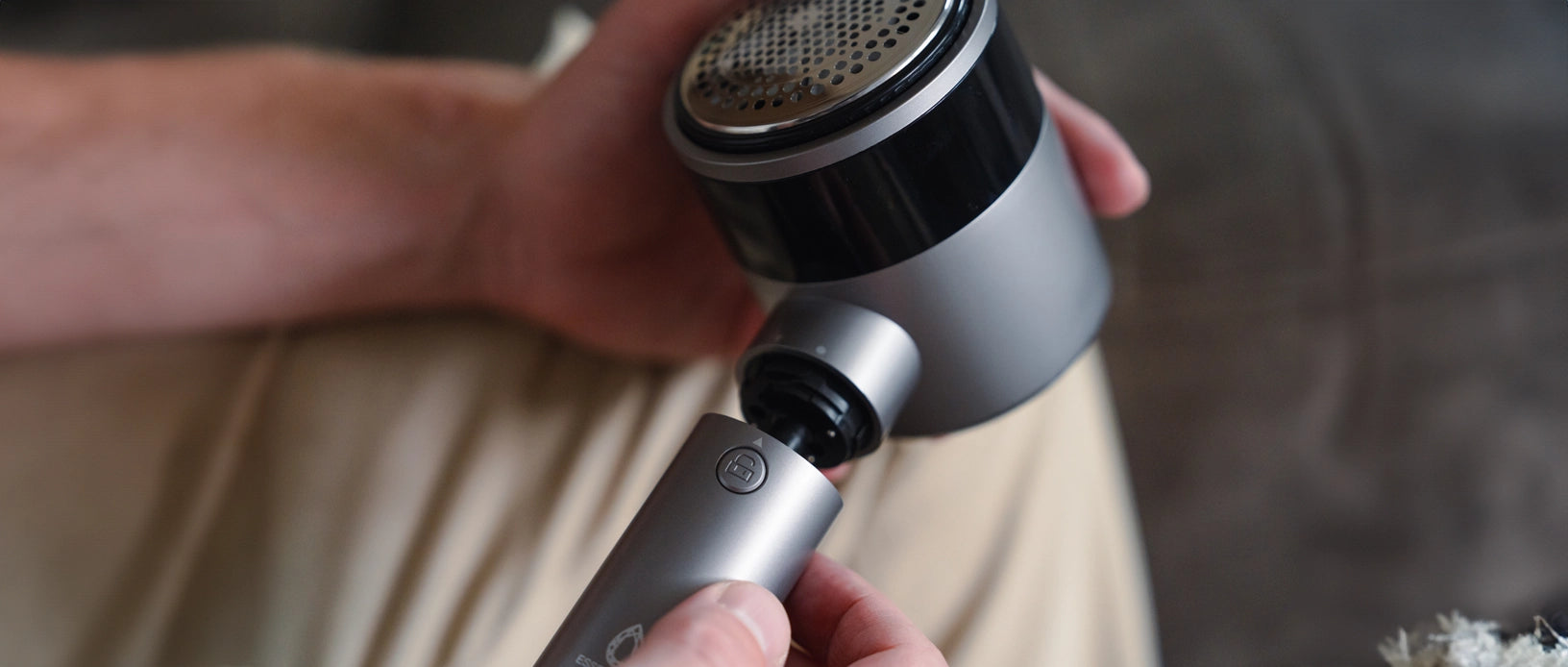 Opzetstuk van de Fuzz Genie vervangen