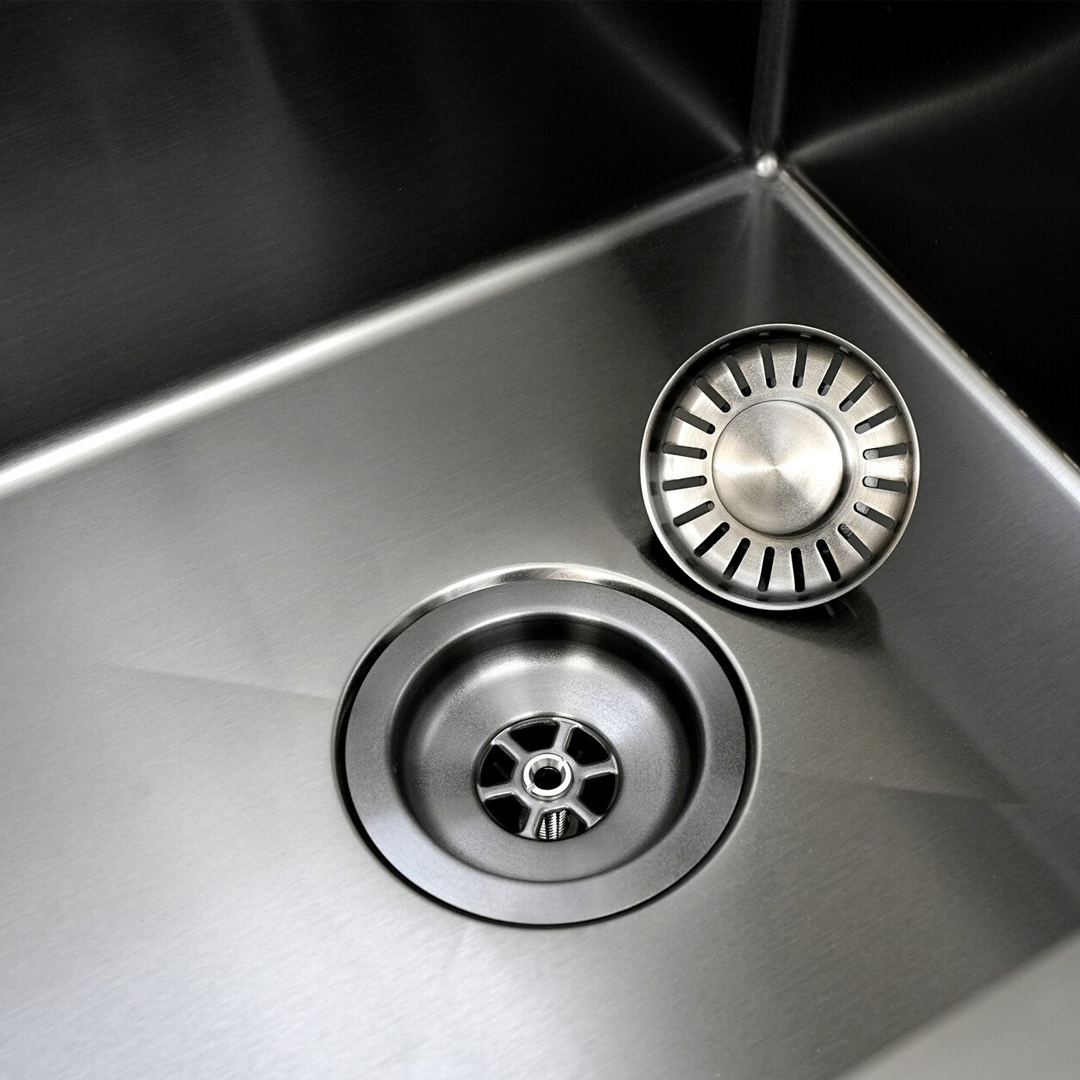 Spoelbak Black Metal 50 x 40 – Spoelbak Keuken - Spoelbakken Keuken – Wasbak Keuken - zonder Kraangat RVS