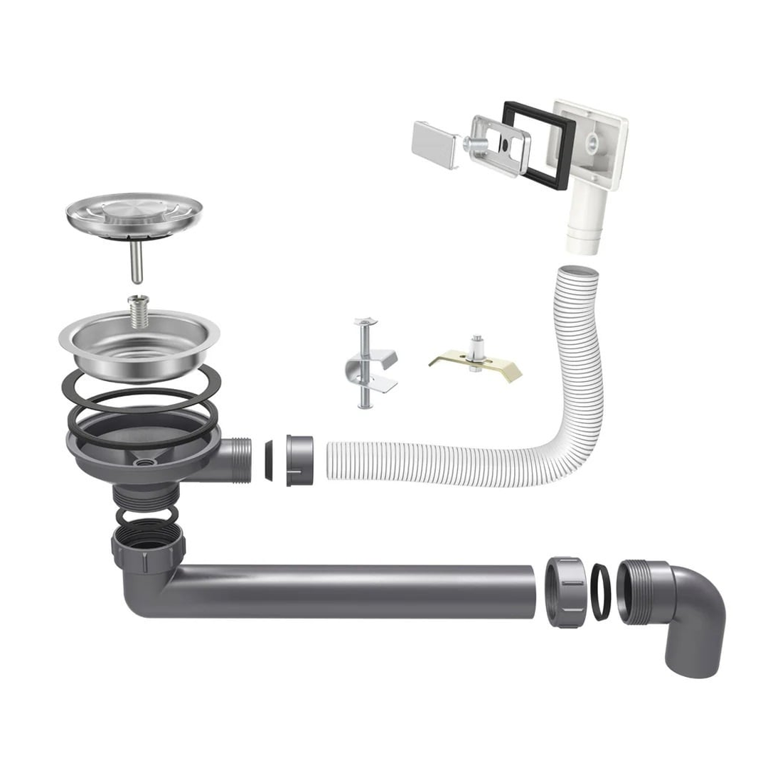 Spoelbak Black Metal 50 x 40 – Spoelbak Keuken - Spoelbakken Keuken – Wasbak Keuken - zonder Kraangat RVS