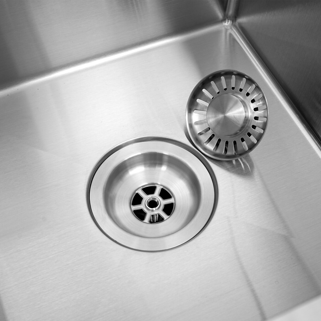 Spoelbak RVS 45 x 40 – Spoelbak Keuken - Spoelbakken Keuken – Wasbak Keuken - zonder Kraangat