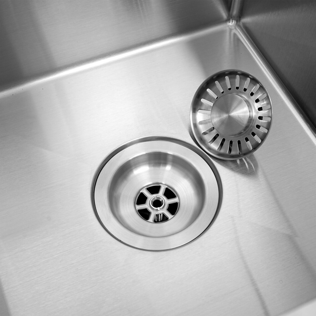 Spoelbak Black Metal 50 x 40 – Spoelbak Keuken - Spoelbakken Keuken – Wasbak Keuken - zonder Kraangat RVS