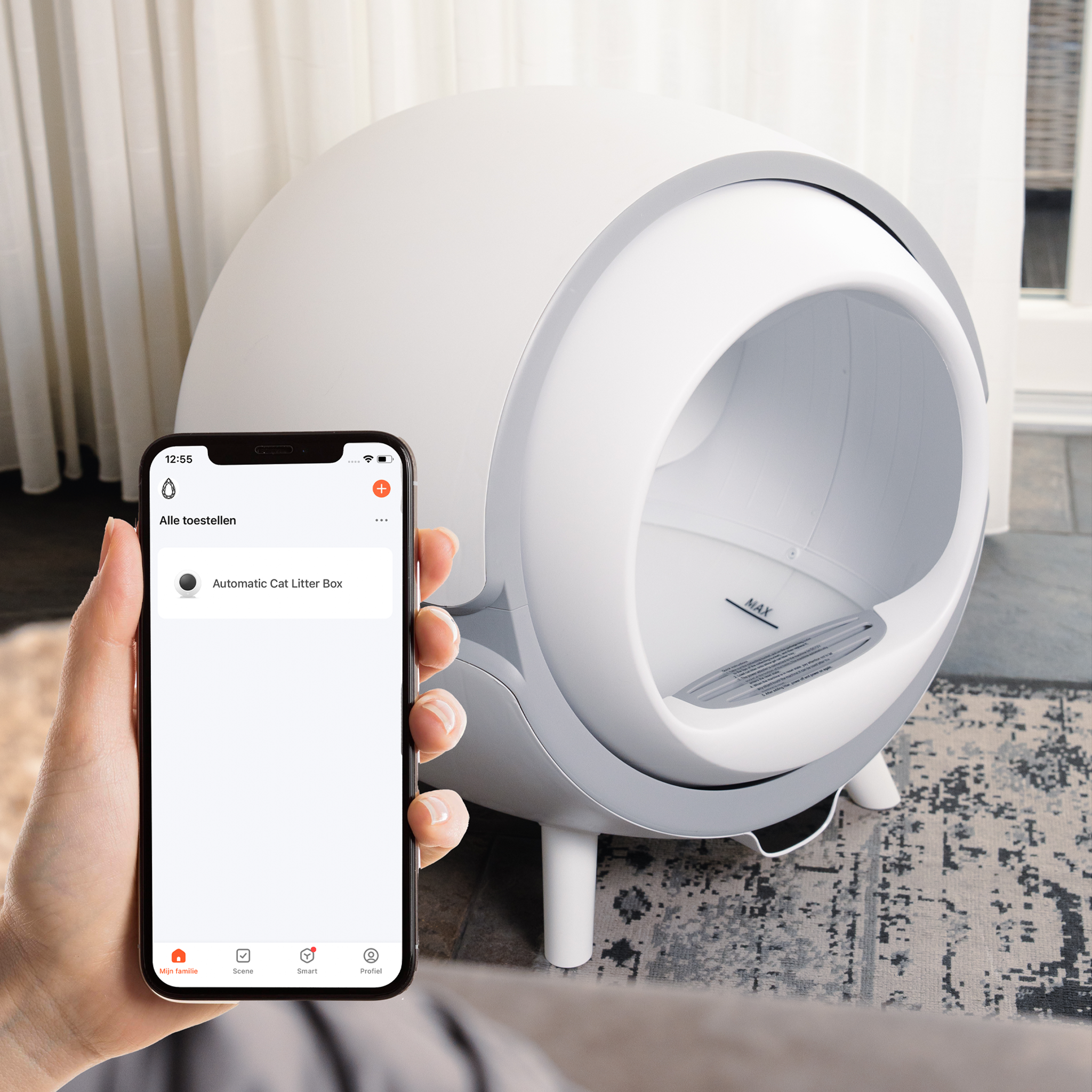 Ruby Essentials Cat Genie Zelfreinigende Kattenbak App